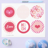 XOXO Valentijn Party Garlands Banner Decor Set Flyer (Enkel)