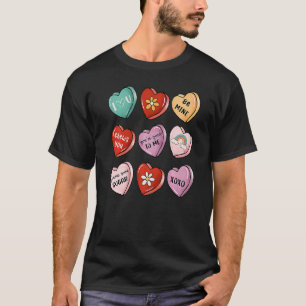 Xoxo Valentijn Sweet Snoep Heart Kiss Happy Valent T-shirt
