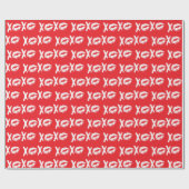 XOXO Valentijns Cadeau Cadeaupapier (Vlak)