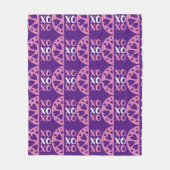 XOXO VALENTIJNS FLEECE DEKEN (Voorkant)