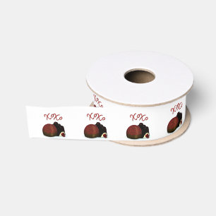 XOXO Valentijnsbonbon en pure chocolade Grosgrain Lint