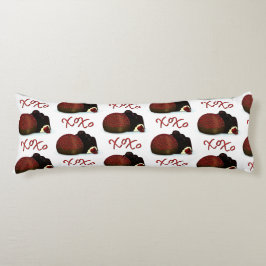 XOXO Valentijnsbonbon en pure chocolade Lichaamskussen