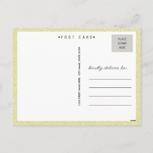 XOXO Valentijnsdag Briefkaart (Achterkant)