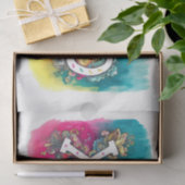 XOXO Valentijnsdag Bright Neon Tie Dye Decoupage Tissuepapier (Geschenk)