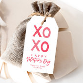 Xoxo Valentijnsdag cadeau label, Valentijnsdag lab Cadeaulabel