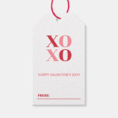 XOXO Valentijnsdag CadeauLabel (Voorkant)