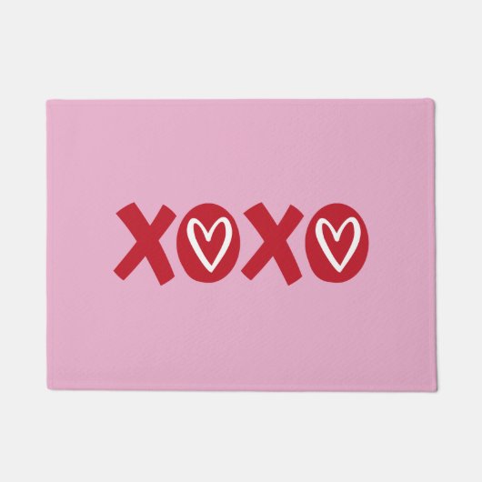 XOXO Valentijnsdag Doormat Deurmat (Voorkant)