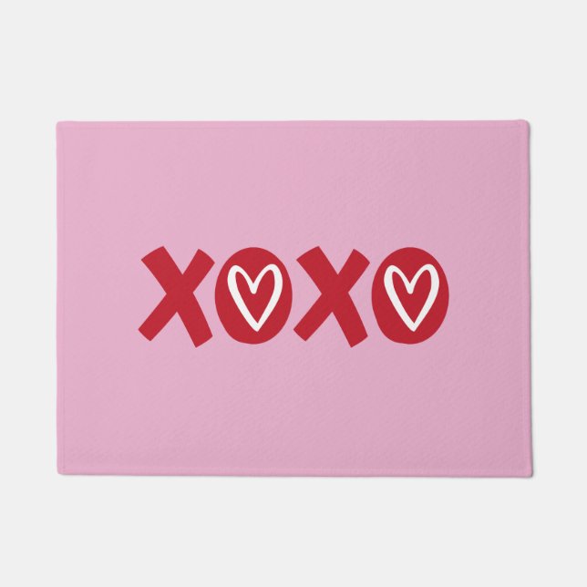 XOXO Valentijnsdag Doormat Deurmat (Voorkant)