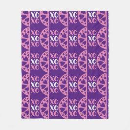 XOXO Valentijnsdag Fleece Deken
