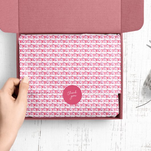 XOXO Valentijnsdag gepatterd Tissuepapier