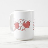 XOXO Valentijnsdag Gift Mok (Voorkant links)