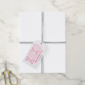 XOXO Valentijnsdag Heart Pattern Gift Labels Cadeaulabel (Met Touw)