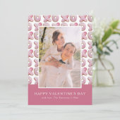 XOXO Valentijnsdag Kaart (Staand voorkant)