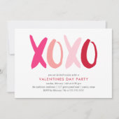 "XOXO"-Valentijnsdag Kaart (Voorkant)
