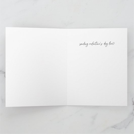 XOXO-Valentijnsdag Kaart (Binnen)