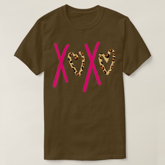 xoxo, Valentijnsdag, kinderen, vrouwen, hartdag, l T-shirt (Design voorkant)