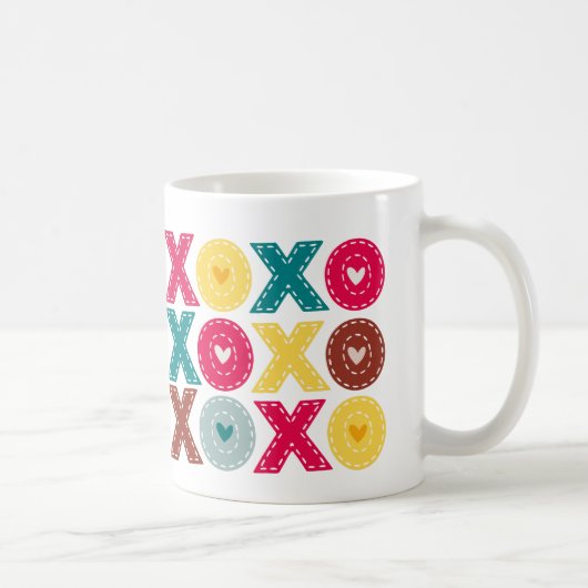 XOXO-Valentijnsdag Koffiemok (Rechts)