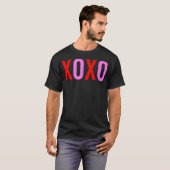 XOXO Valentijnsdag Mannen Vrouwen Cute Valentijnse T-shirt (Voorkant volledig)