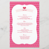XOXO Valentijnsdag Party Menu Decor Set (Voorkant)