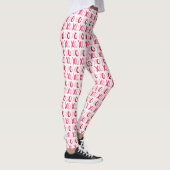 "XOXO" Valentijnsdag Patroon Leggings (Rechts)