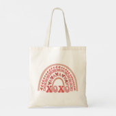 XOXO Valentijnsdag Rainbow Tote Bag (Achterkant)