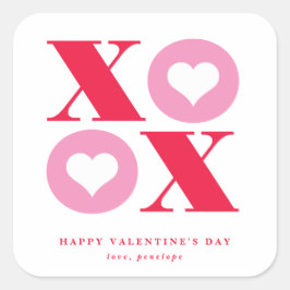 xoxo-Valentijnsdag sticker