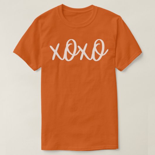 XOXO Valentijnsdag T Shirt (Design voorkant)