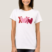 "XOXO"-Valentijnsdag T-shirt (Voorkant)