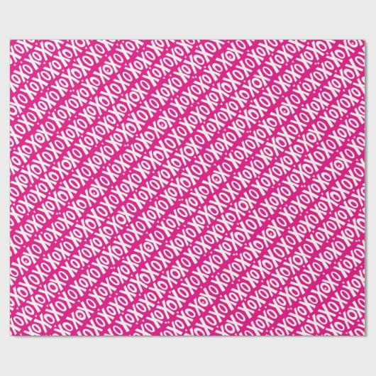 XOXO-Valentijnsdag — Verpakkingspapier Cadeaupapier (Vlak)