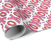 XOXO-Valentijnsdag — Verpakkingspapier Cadeaupapier (Rol Hoek)