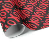 XOXO-Valentijnsdag — Verpakkingspapier Cadeaupapier (Rol Hoek)