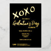 XOXO Valentijnse Folie voor feestdagen in Galentin (Voorkant)