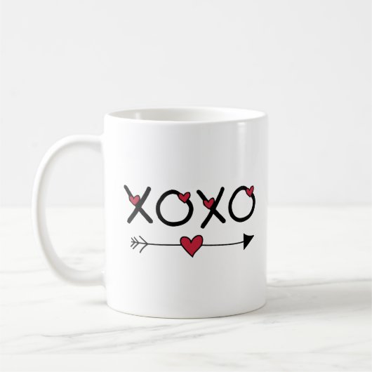 XOXO Valentijnse  Koffiemok (Links)