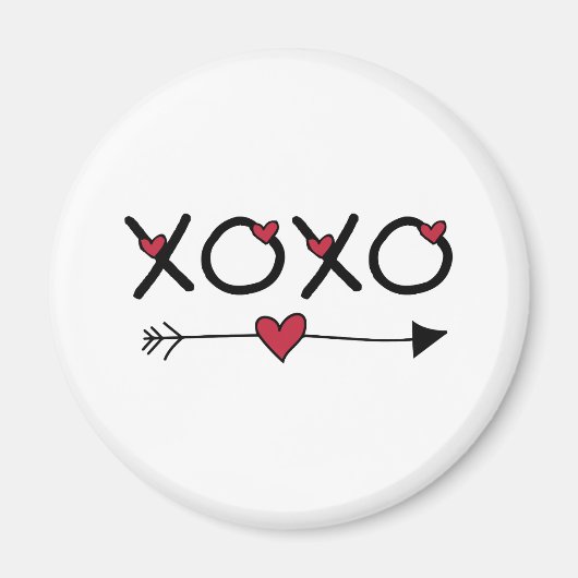 XOXO Valentijnse Magneet (Voorkant)