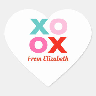 XOXO VALENTIJNSE STICKER