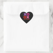 XOXO VALENTIJNSE STICKER (Tas)