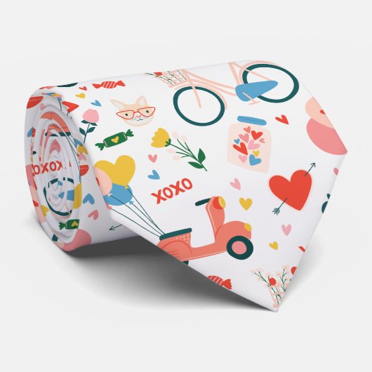 XOXO VALENTIJNSE  STROPDAS (Opgerold)