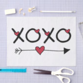 XOXO Valentijnse  Tissuepapier (Craft)
