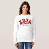 XOXO Valentijns's Ontwerpdatum Met Sweatshirt (Voorkant volledig)