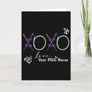 Xoxo van je PICC-verpleegster Valentijns infusie s Kaart