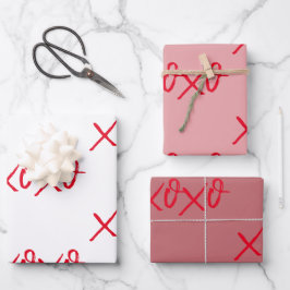 xoxo-vellen voor het verpakken van papier inpakpapier vel