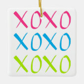 XOXO-versiering Keramisch Ornament (Voorkant)