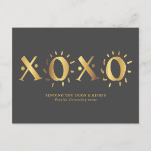 XOXO   VERZENDING VAN HUGS EN KISSEN BRIEFKAART