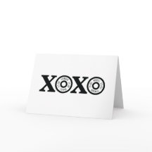 Xoxo Weightlifting Card