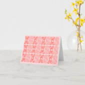 XOXO Wenskaart Kaart (Gele Bloem)