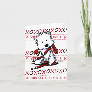 XOXO Westie Notitiekaart