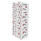 XOXO-wijnzak Wijn Cadeautas (Voorkant Gekanteld)