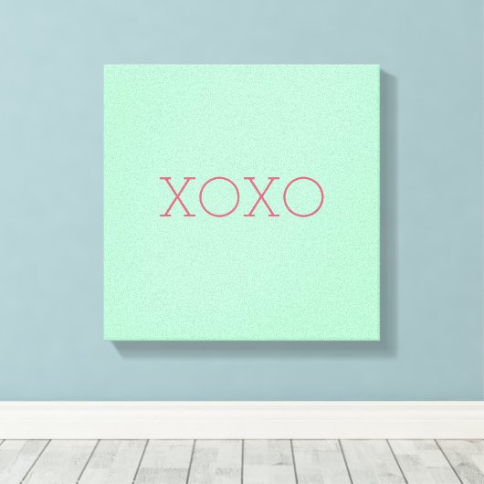 XOXO Wrapped Canvas (Insitu (Houten vloer))
