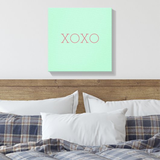 XOXO Wrapped Canvas (Insitu (Slaapkamer))