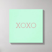 XOXO Wrapped Canvas (Voorkant)